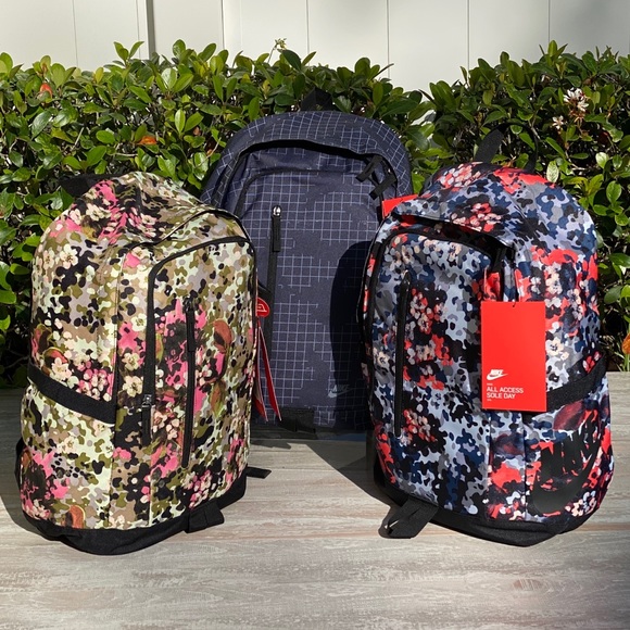 Nike All Access Soleday 2.0 Backpack Green Flowers - Picture 7 of 8